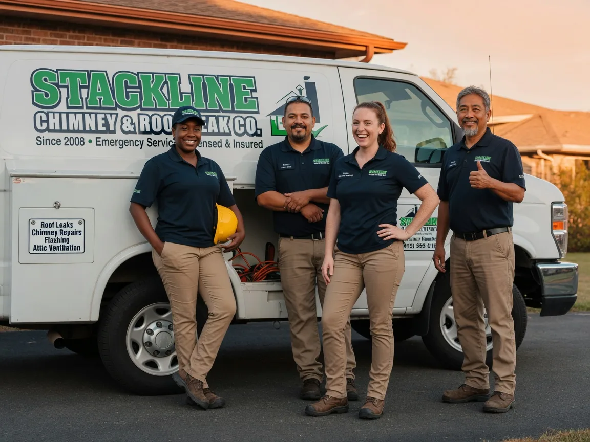 Chimney flashing repair company in Blackwater, VA